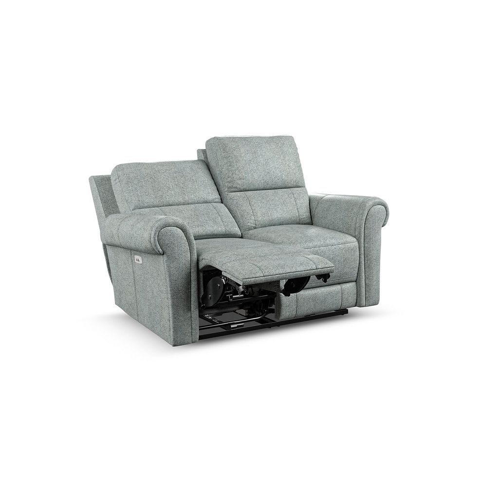 Colorado 2 Seater Electric Recliner in Santos Steel Fabric 3