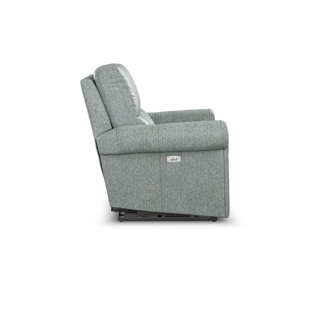Colorado 2 Seater Electric Recliner in Santos Steel Fabric 7
