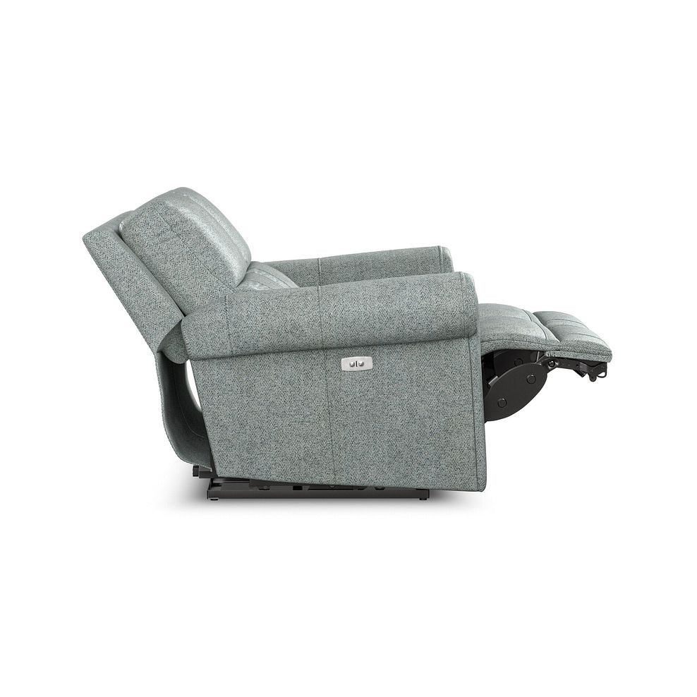 Colorado 2 Seater Electric Recliner in Santos Steel Fabric 8