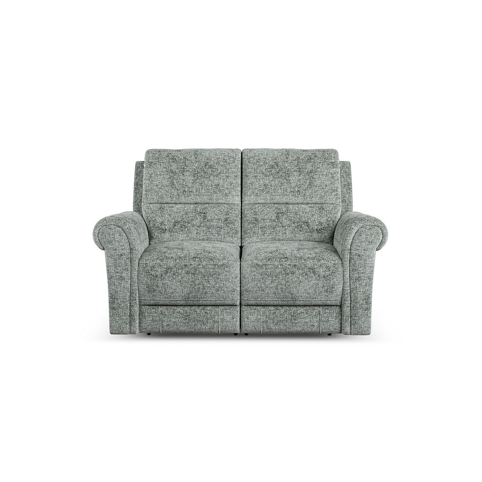 Colorado 2 Seater Sofa in Hopsack Platinum Fabric 2