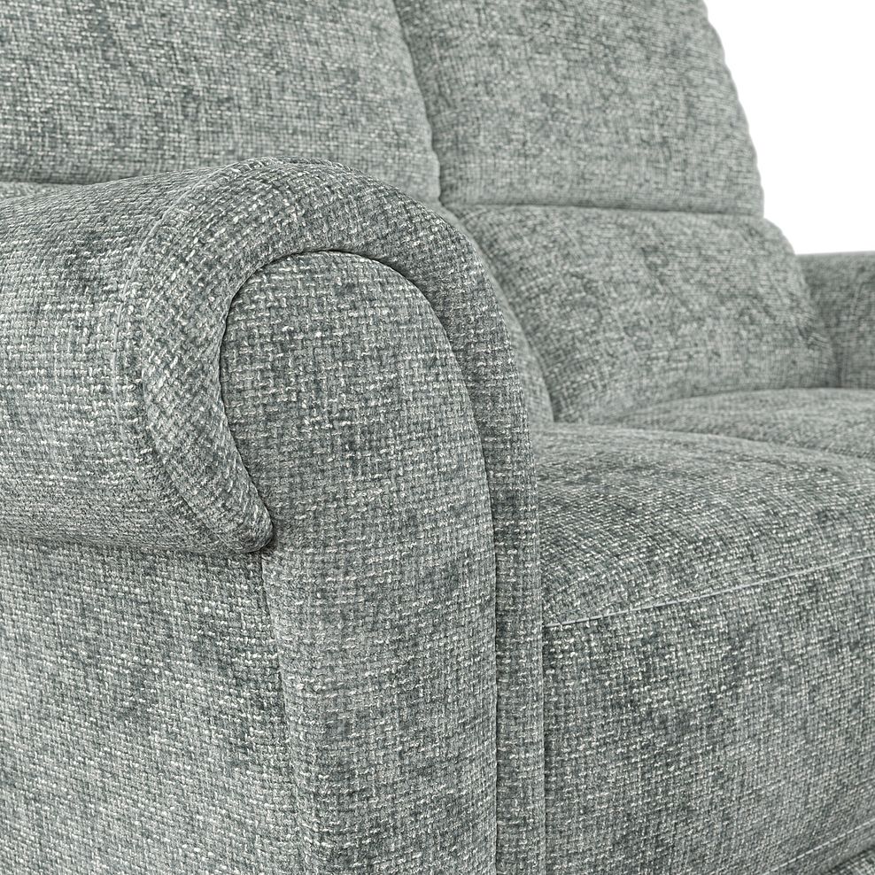 Colorado 2 Seater Sofa in Hopsack Platinum Fabric 6