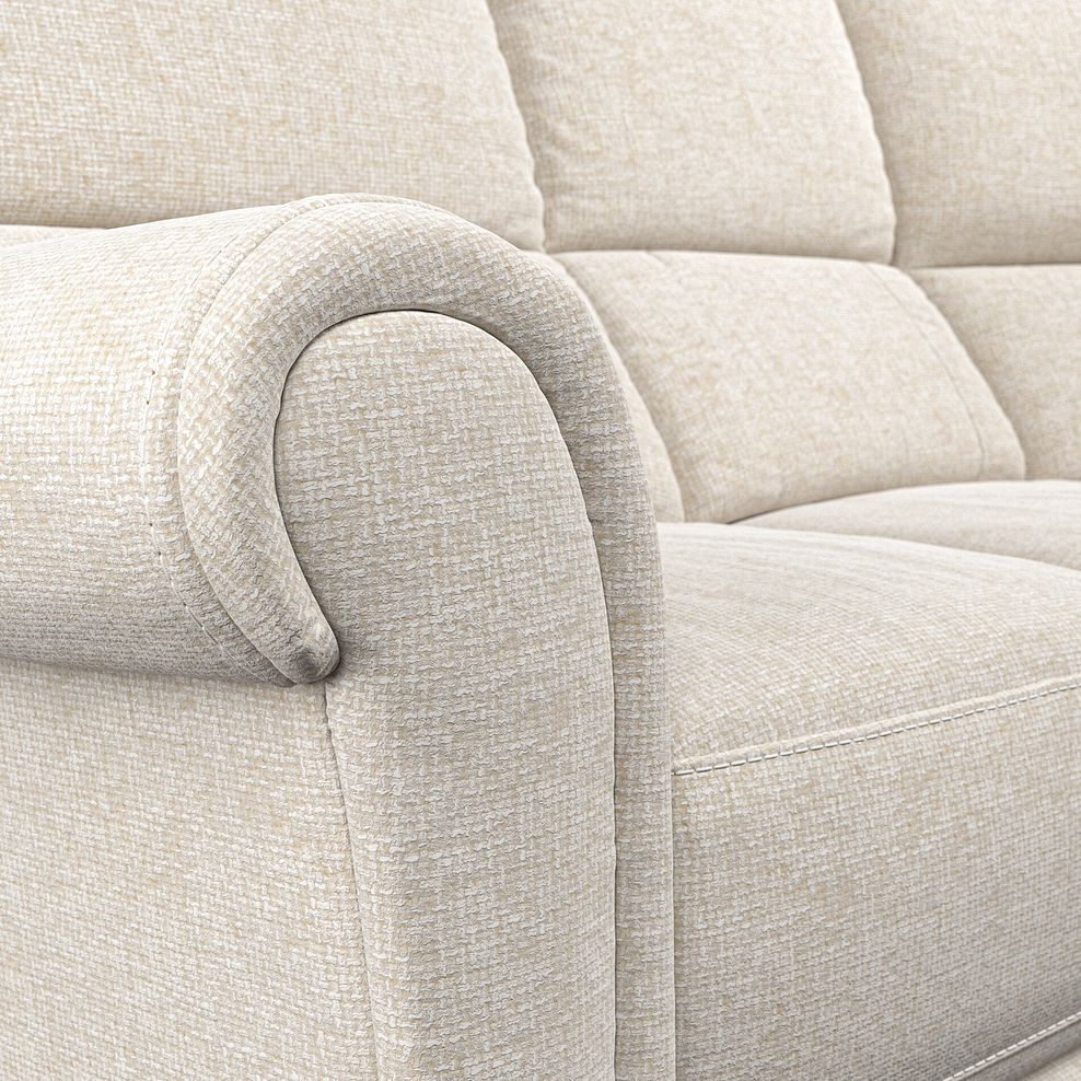 Colorado 3 Seater Sofa in Hopsack Natural Fabric 6