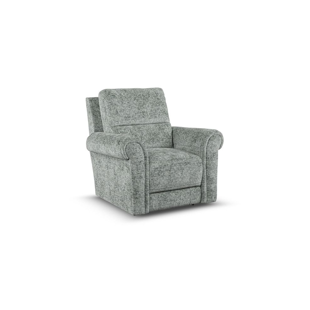 Colorado Armchair in Hopsack Platinum Fabric 1