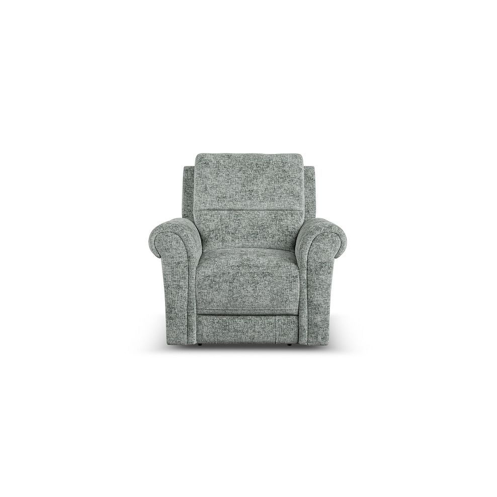 Colorado Armchair in Hopsack Platinum Fabric 2