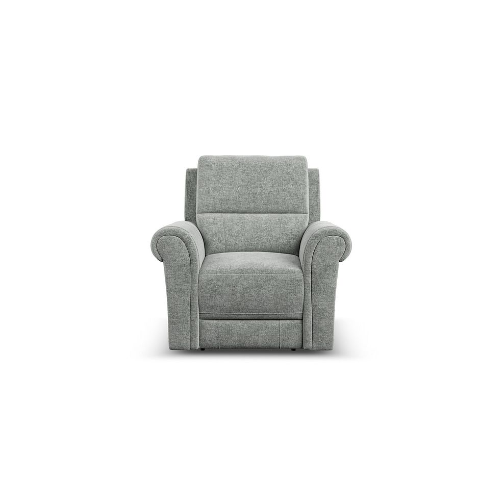 Colorado Armchair in Hopsack Platinum Fabric 2