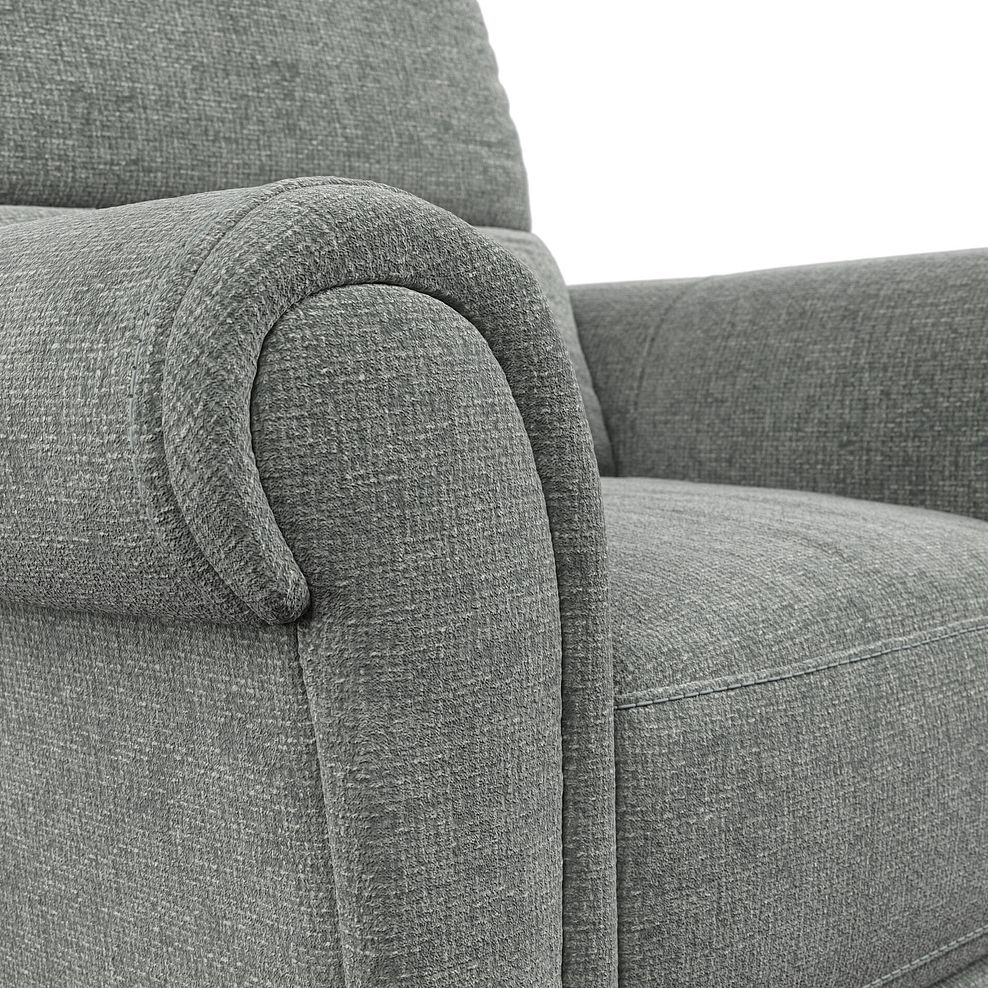 Colorado Armchair in Hopsack Platinum Fabric 5