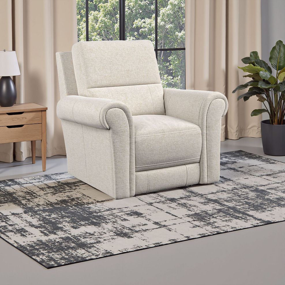 Colorado Armchair in Hopsack Natural Fabric 8