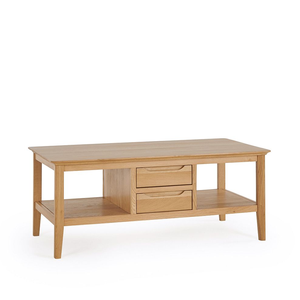 Copenhagen Natural Solid Oak Coffee Table 1