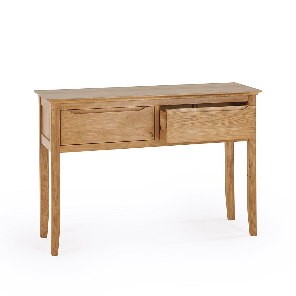 Copenhagen Natural Solid Oak Console Table 2