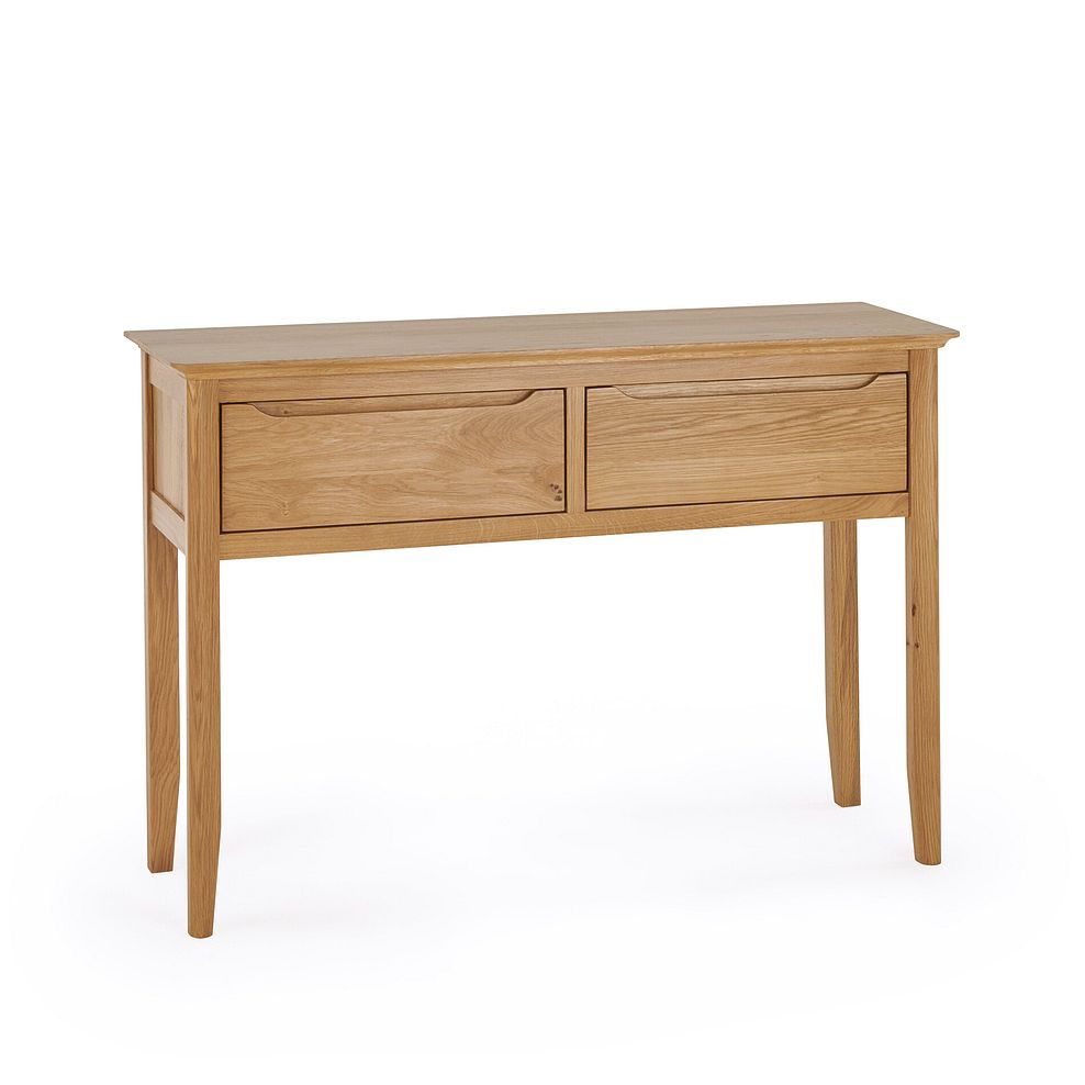 Copenhagen Natural Solid Oak Console Table 1