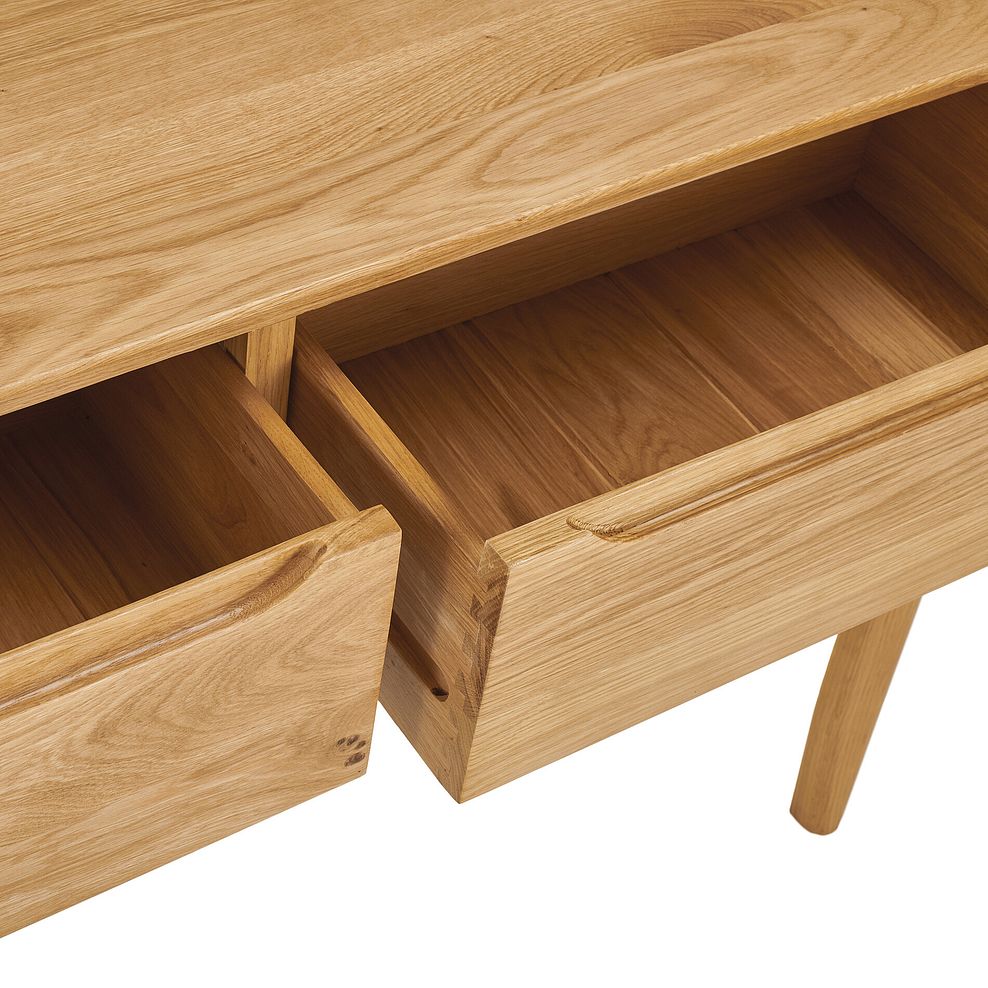 Copenhagen Natural Solid Oak Console Table 7