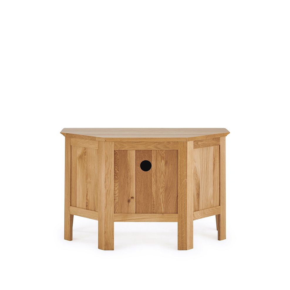 Copenhagen Natural Solid Oak Corner TV Unit 5