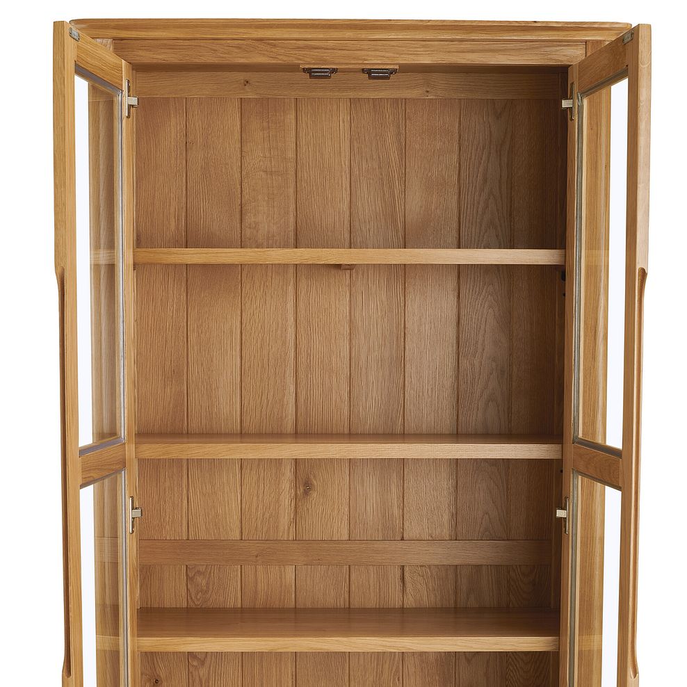 Copenhagen Natural Solid Oak Display Cabinet 7