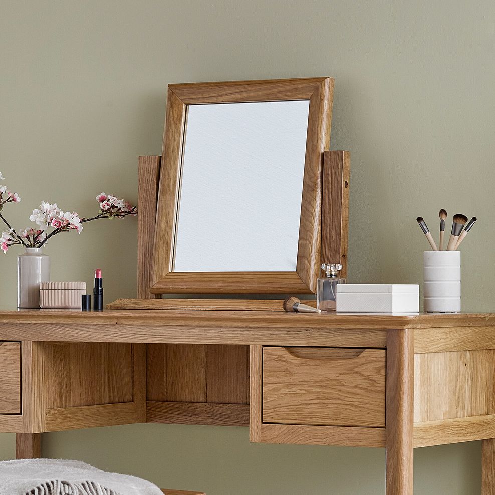Copenhagen Natural Solid Oak Dressing Table 3