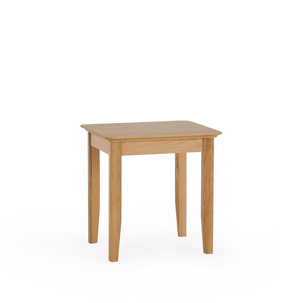 Copenhagen Natural Solid Oak Dressing Table Stool 1