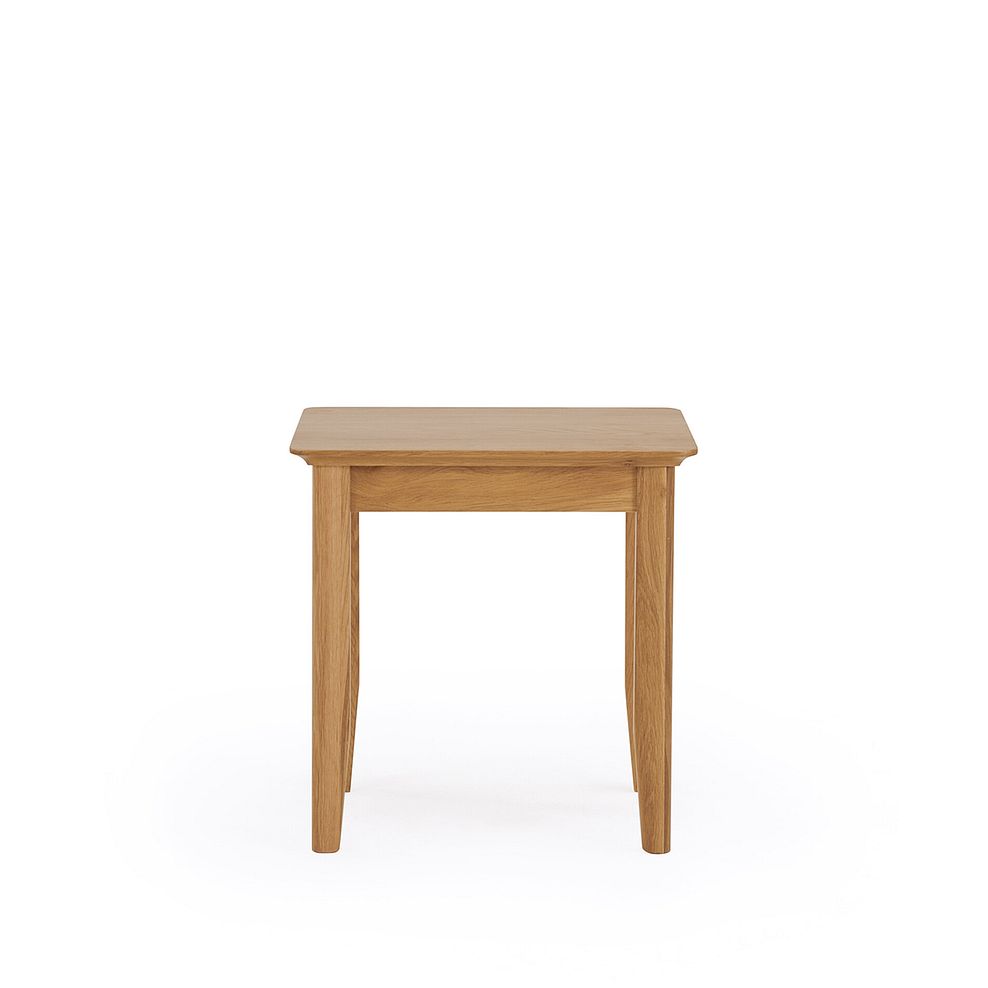 Copenhagen Natural Solid Oak Dressing Table Stool 2