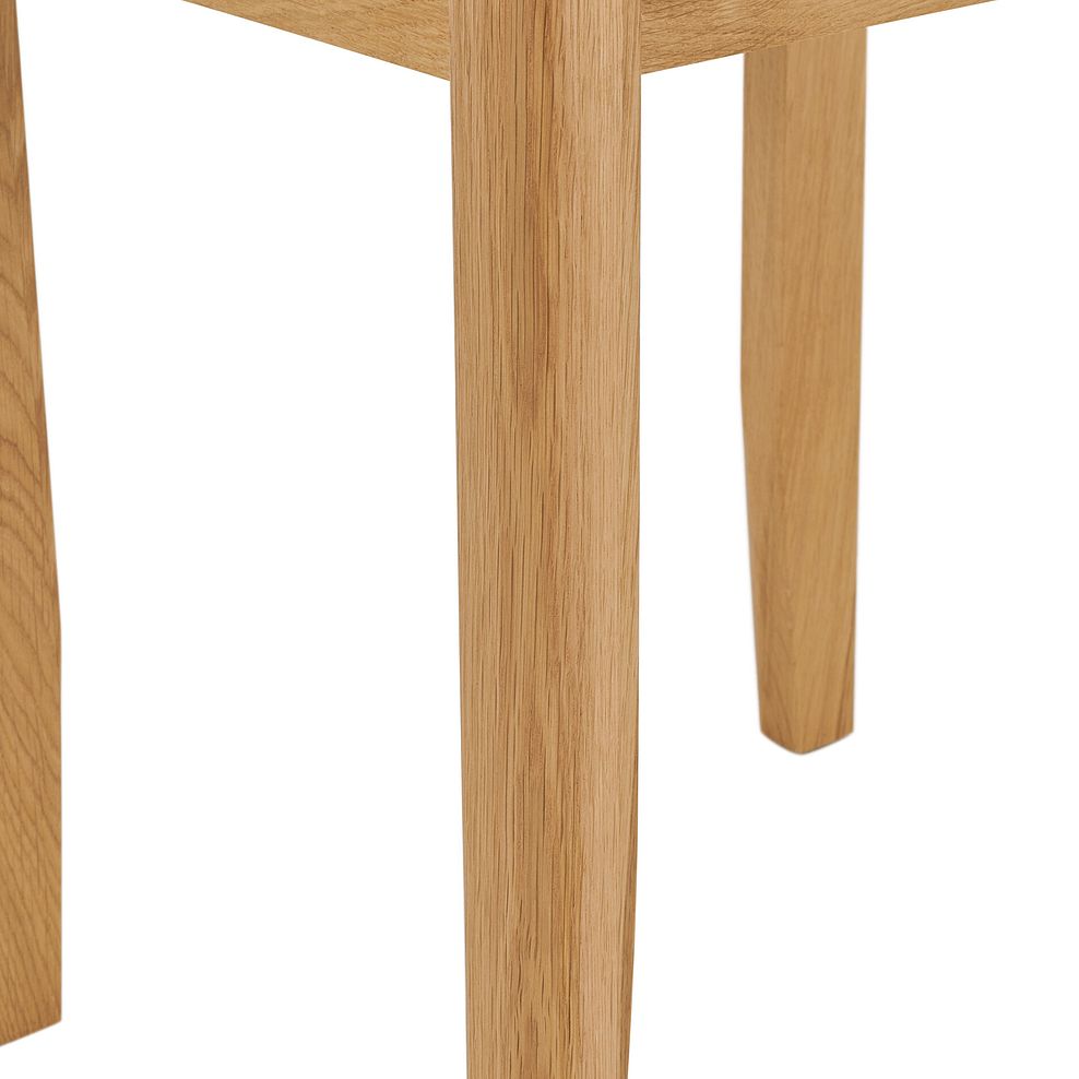 Copenhagen Natural Solid Oak Dressing Table Stool 4