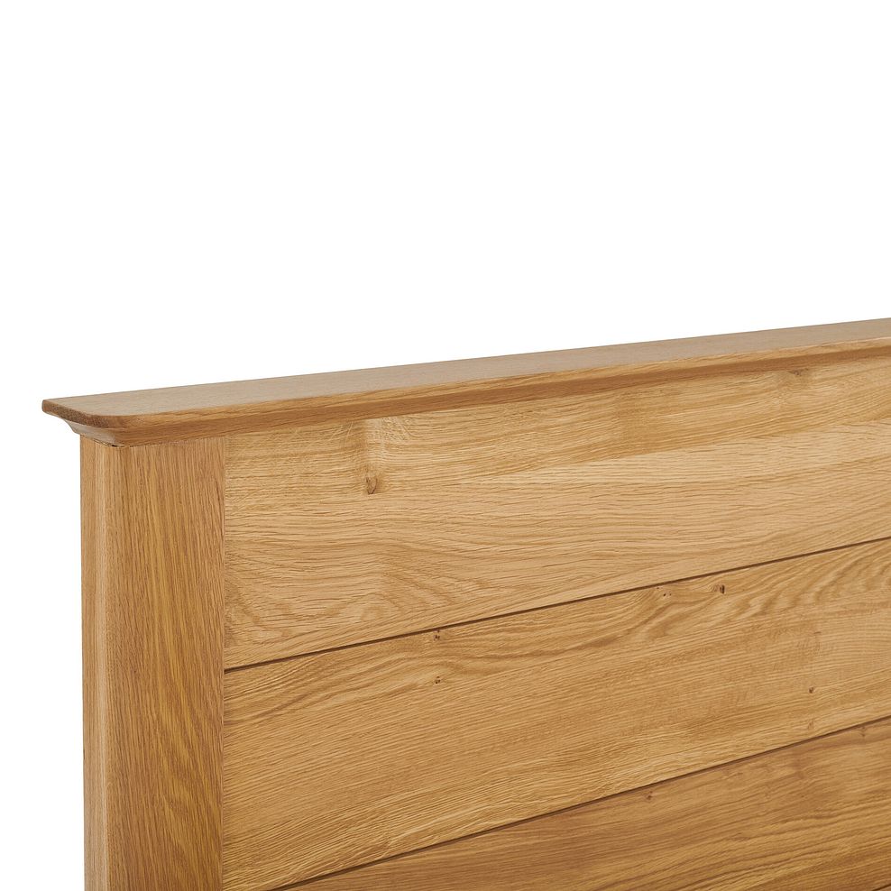 Copenhagen Natural Solid Oak King-Size Bed 6