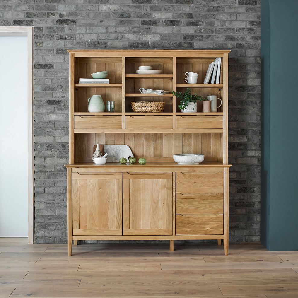 Copenhagen Natural Solid Oak Large Dresser 1