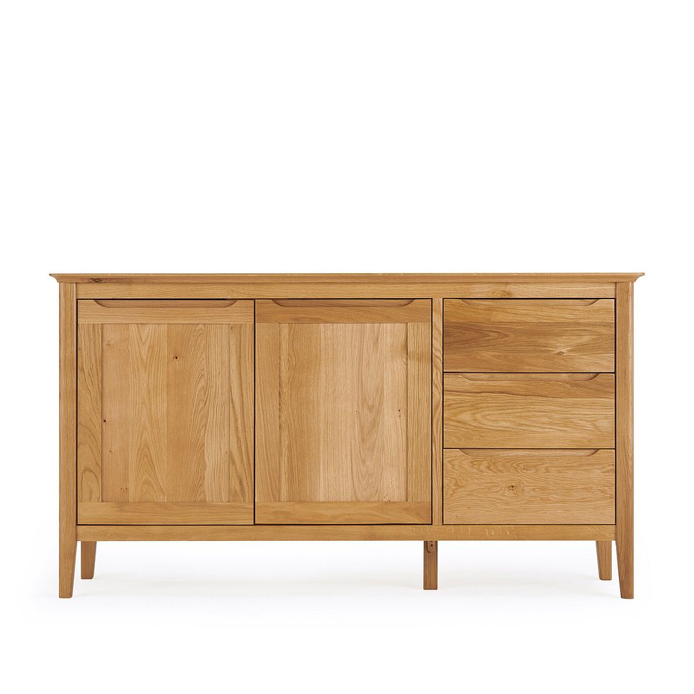 Copenhagen Natural Solid Oak Large Sideboard 4