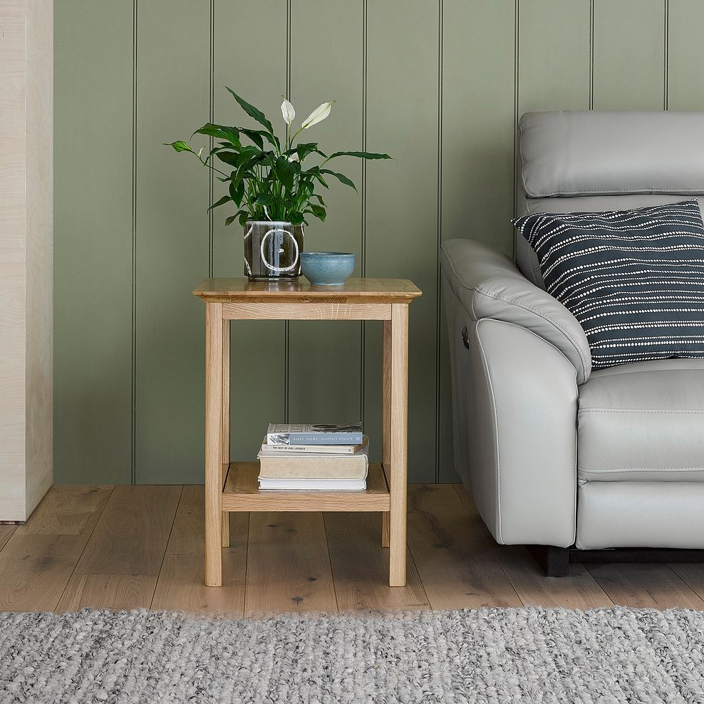 Copenhagen Natural Solid Oak Side Table 2