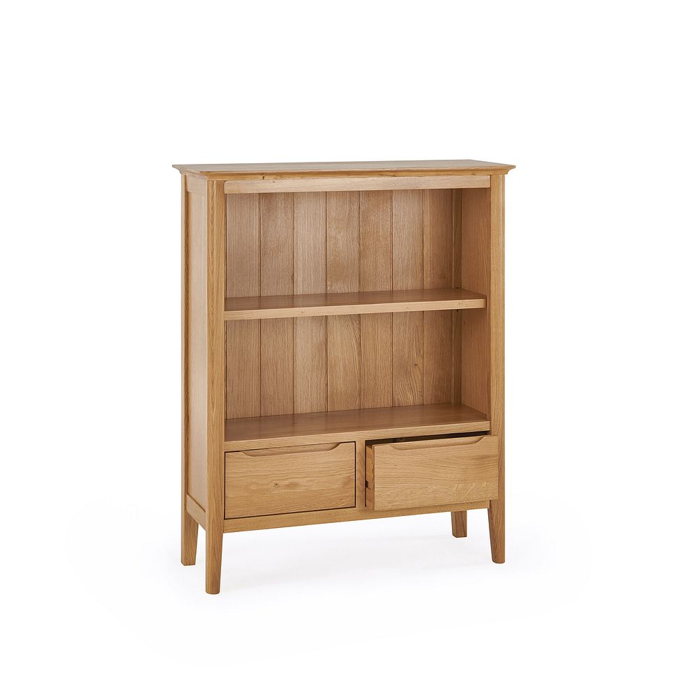 Copenhagen Natural Solid Oak Small Bookcase 2