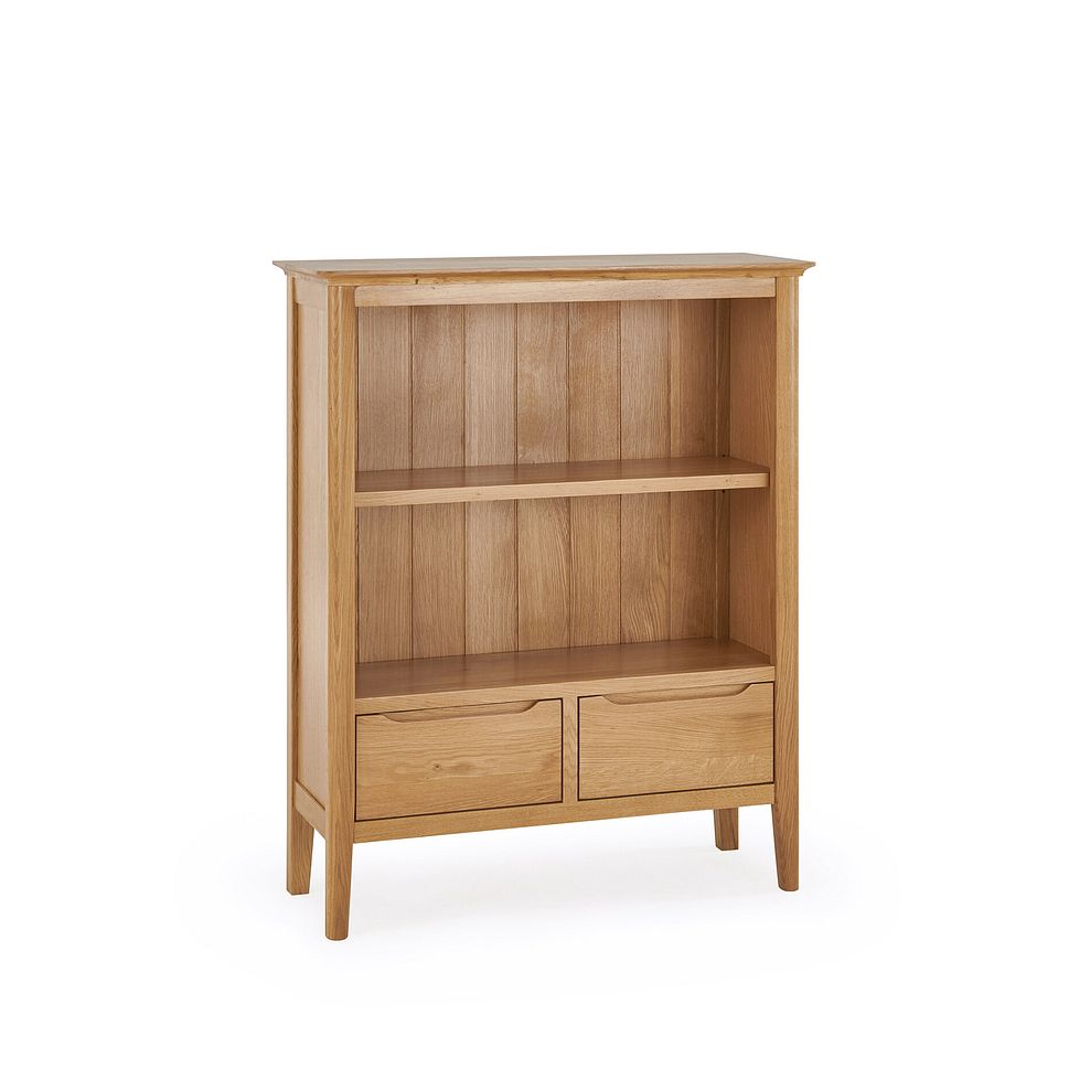 Copenhagen Natural Solid Oak Small Bookcase 1