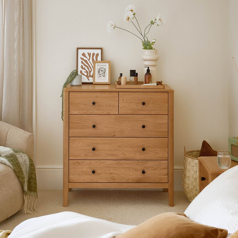 Corton Natural Oak 2+3 Chest of Drawers 2