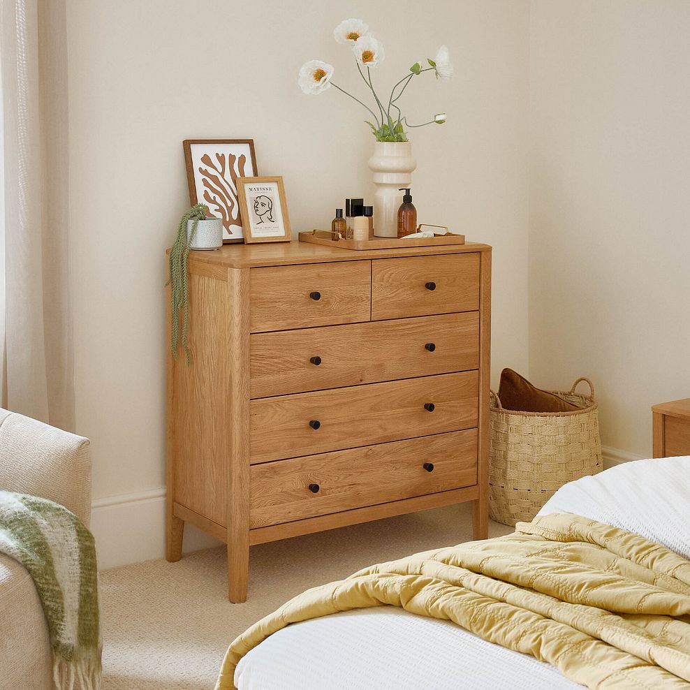 Corton Natural Oak 2+3 Chest of Drawers 1