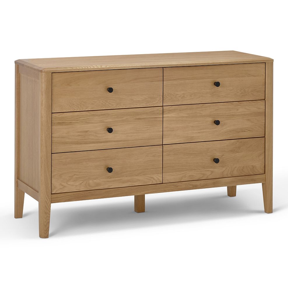 Corton Natural Oak 3+3 Chest of Drawers 3
