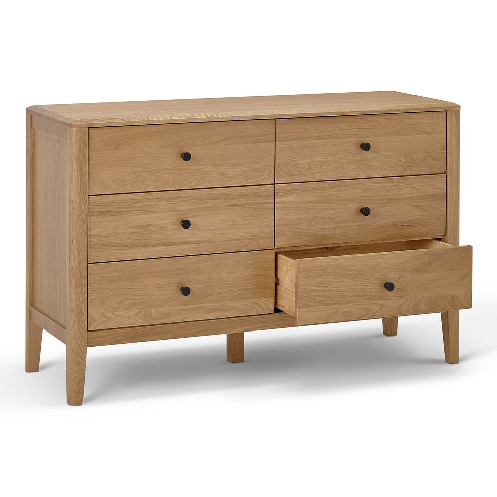 Corton Natural Oak 3+3 Chest of Drawers 5