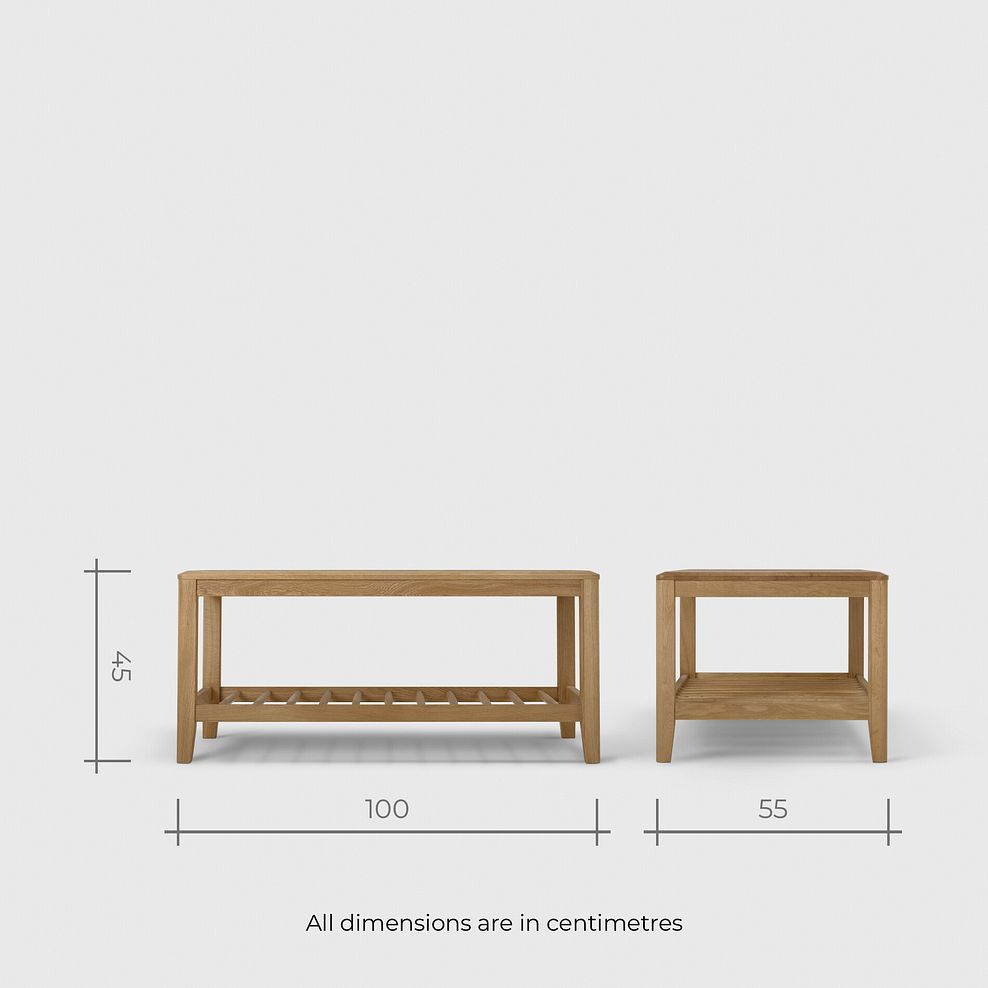 Corton Natural Oak Coffee Table 9