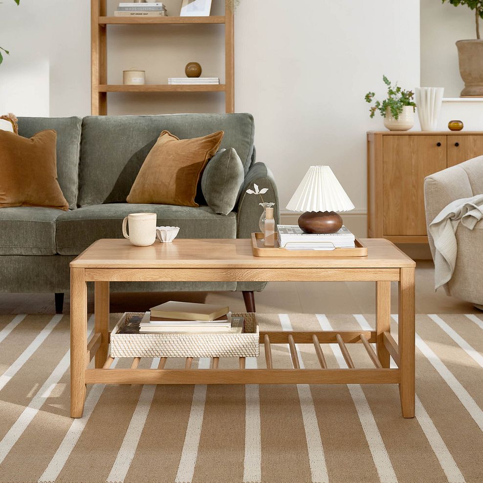 Corton Natural Oak Coffee Table 2