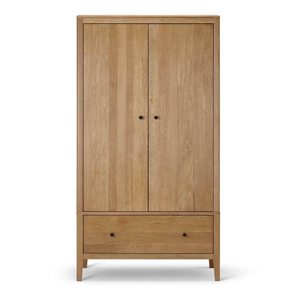 Corton Natural Oak Double Wardrobe 6