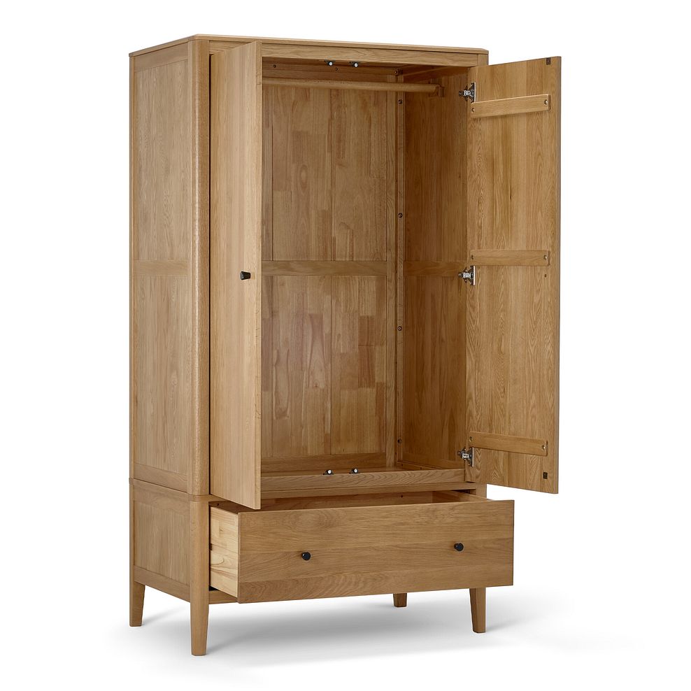Corton Natural Oak Double Wardrobe 8