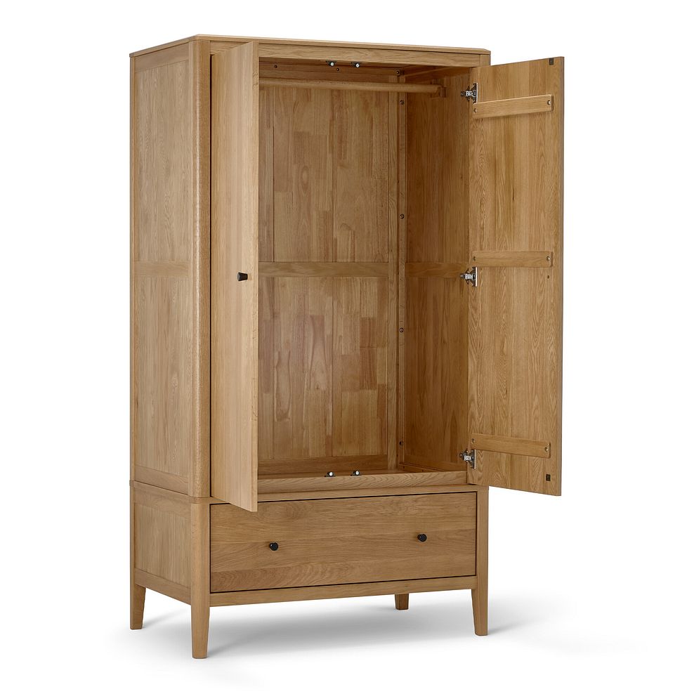 Corton Natural Oak Double Wardrobe 10