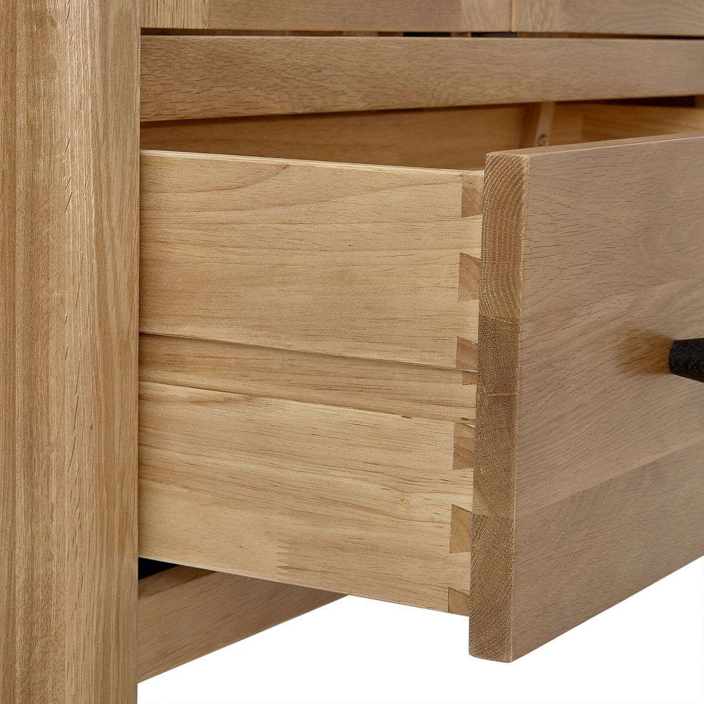 Corton Natural Oak Glazed Display Cabinet 17