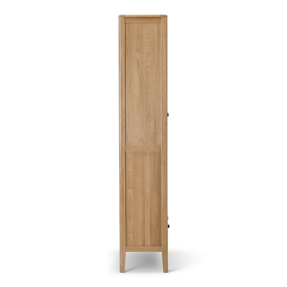 Corton Natural Oak Glazed Display Cabinet 12