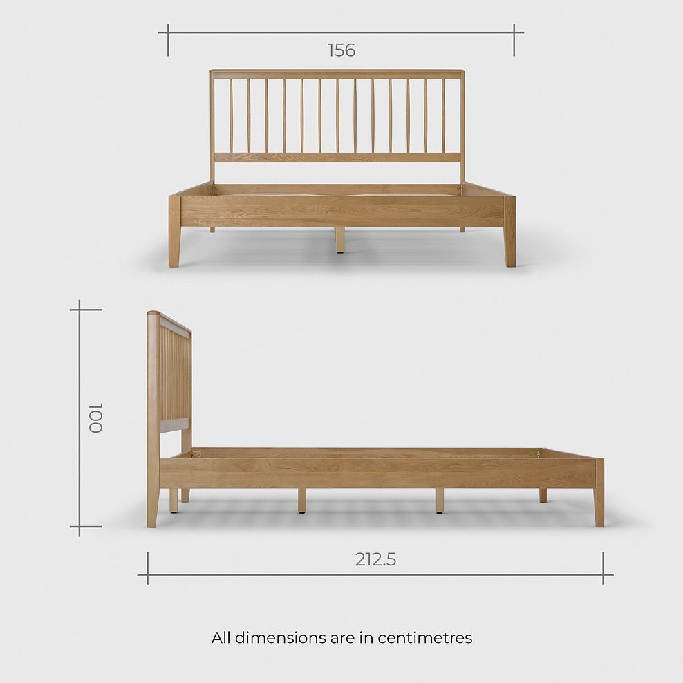 Corton Natural Oak King-size Bed 12
