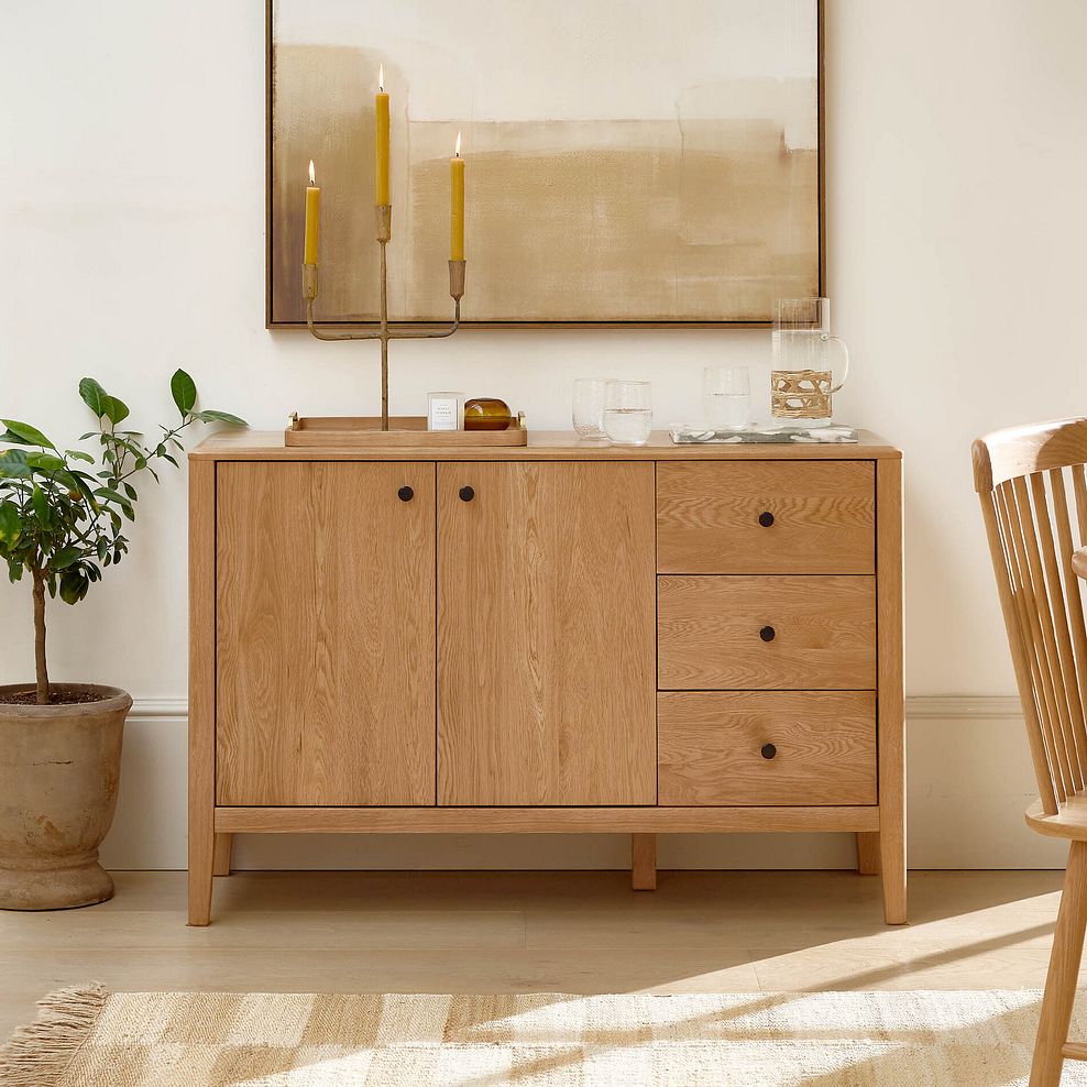 Corton Natural Oak Large Sideboard 3