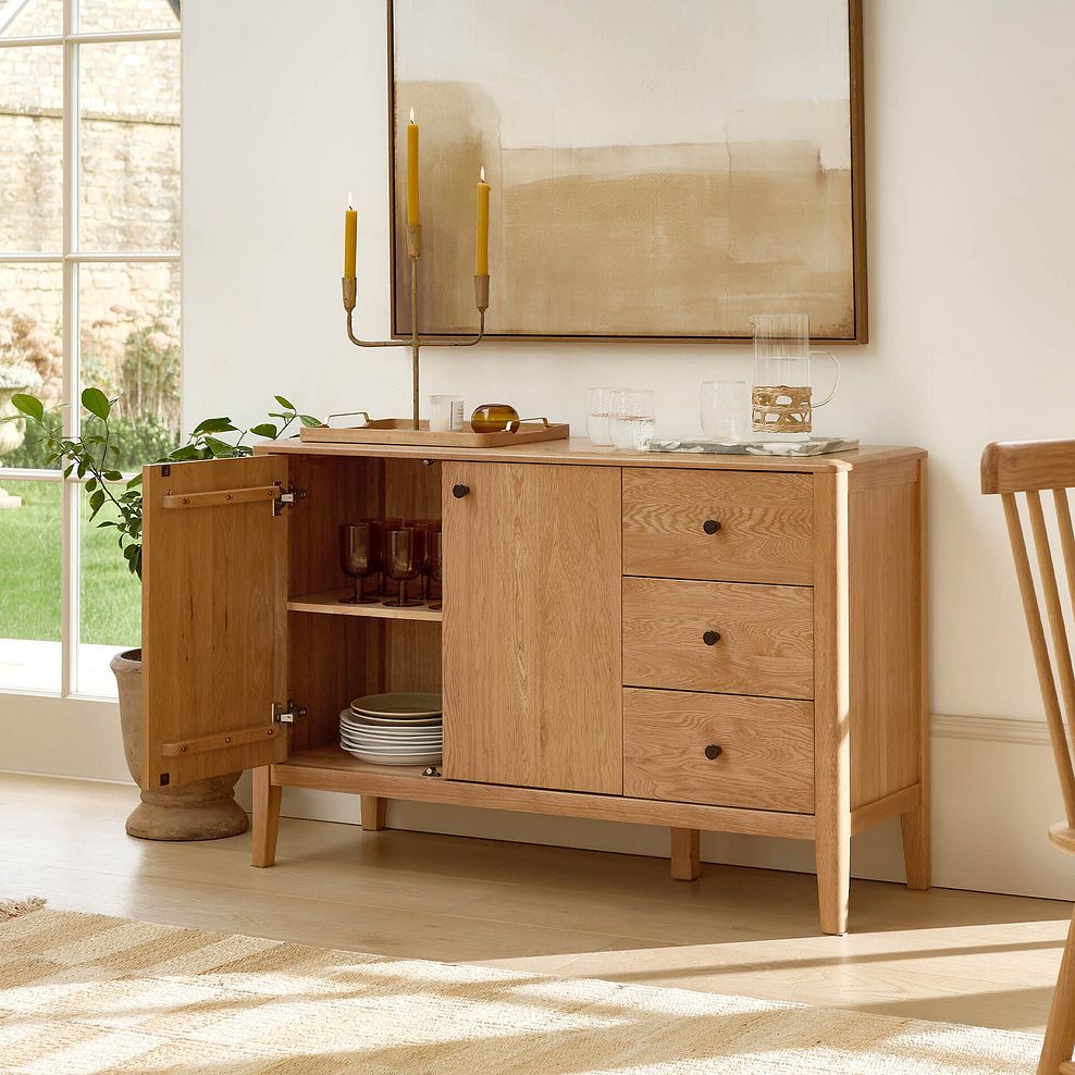 Corton Natural Oak Large Sideboard 2