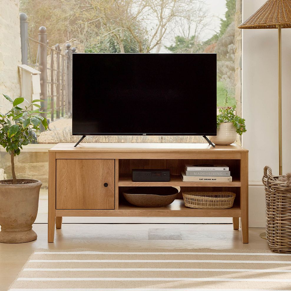 Corton Natural Oak Large TV Unit 3