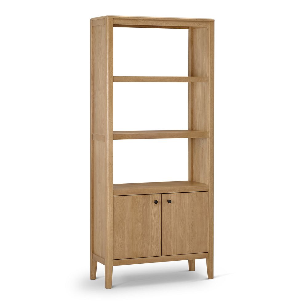 Corton Natural Oak Open Shelving Unit 4