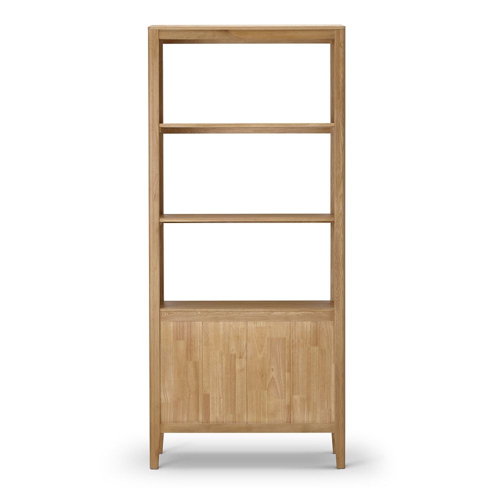 Corton Natural Oak Open Shelving Unit 9