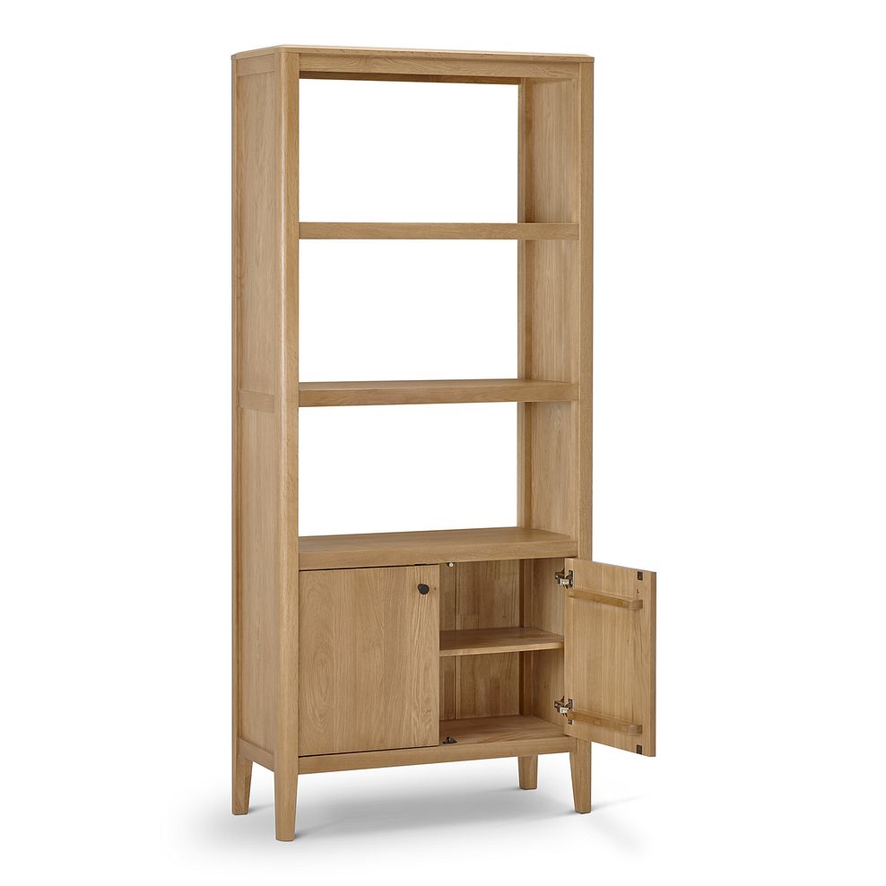 Corton Natural Oak Open Shelving Unit 6