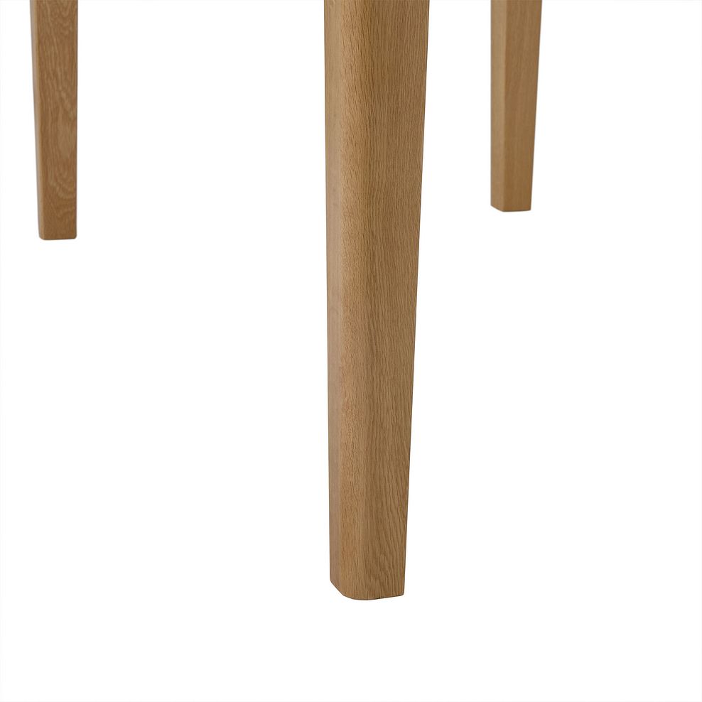 Corton Natural Oak Oval Extending Dining Table 160-200cm 9