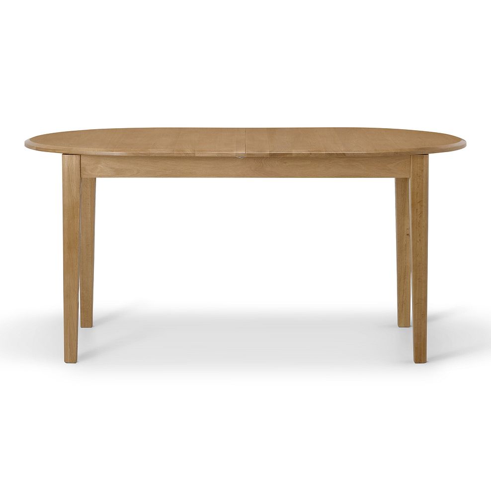 Corton Natural Oak Oval Extending Dining Table 160-200cm 4
