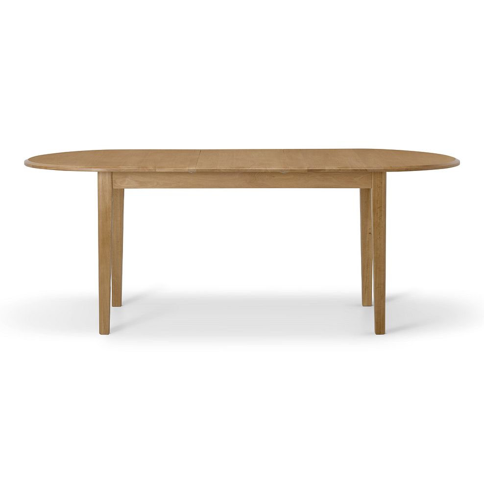 Corton Natural Oak Oval Extending Dining Table 160-200cm 5