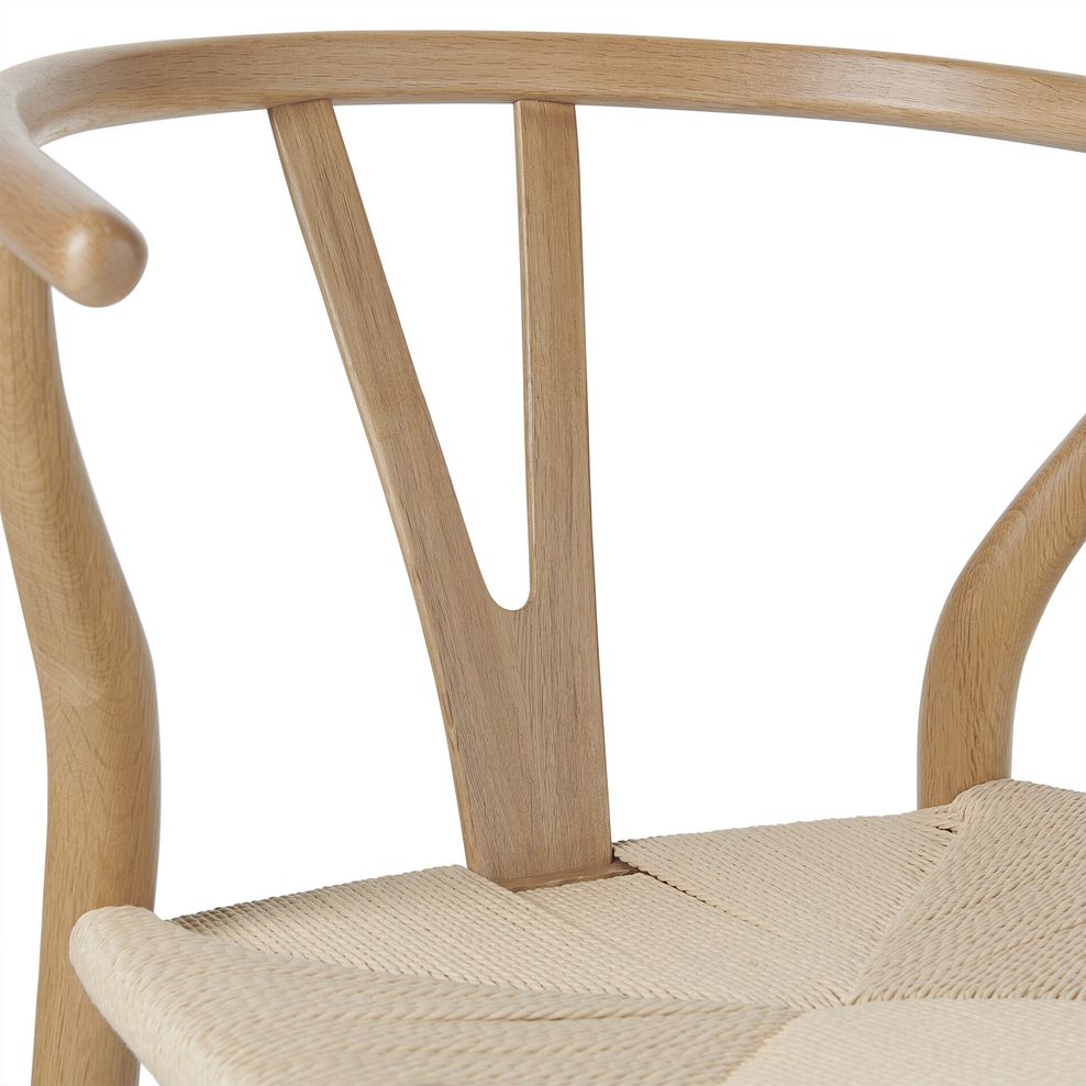 Corton Natural Oak Oval Extending Dining Table with 2 Chairs and 2 Benches 8