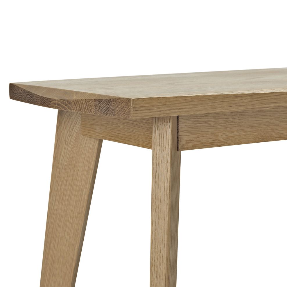 Corton Natural Oak Oval Extending Dining Table with 2 Chairs and 2 Benches 10